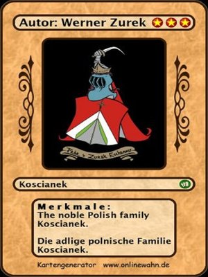 cover image of The noble Polish family Koscianek. Die adlige polnische Familie Koscianek.
